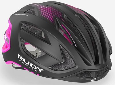 Превью  Шлем велосипедный RUDY PROJECT Egos Black/Pink Fluo Matte